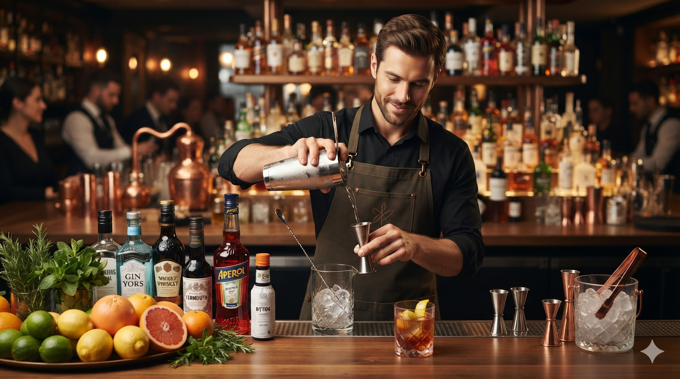 Gestión de Bares y Preparación de Bebidas
